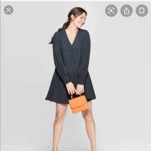 A New Day Dark Green Snake Print Dress